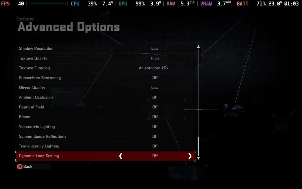 Every Dead Rising Game Tested on the Steam Deck 20 DR4SteamDeckSettings2