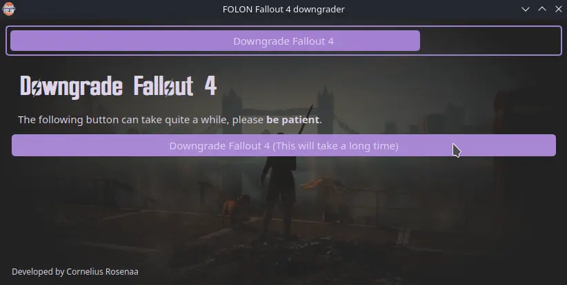 How to Play The Fallout 4: London Mod on Steam Deck 10 Fallout4DowngradeButton