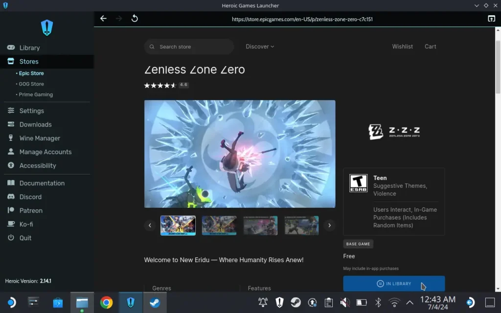 How to Play Zenless Zone Zero on the Steam Deck 3 ZenlessZoneZeroStorePage
