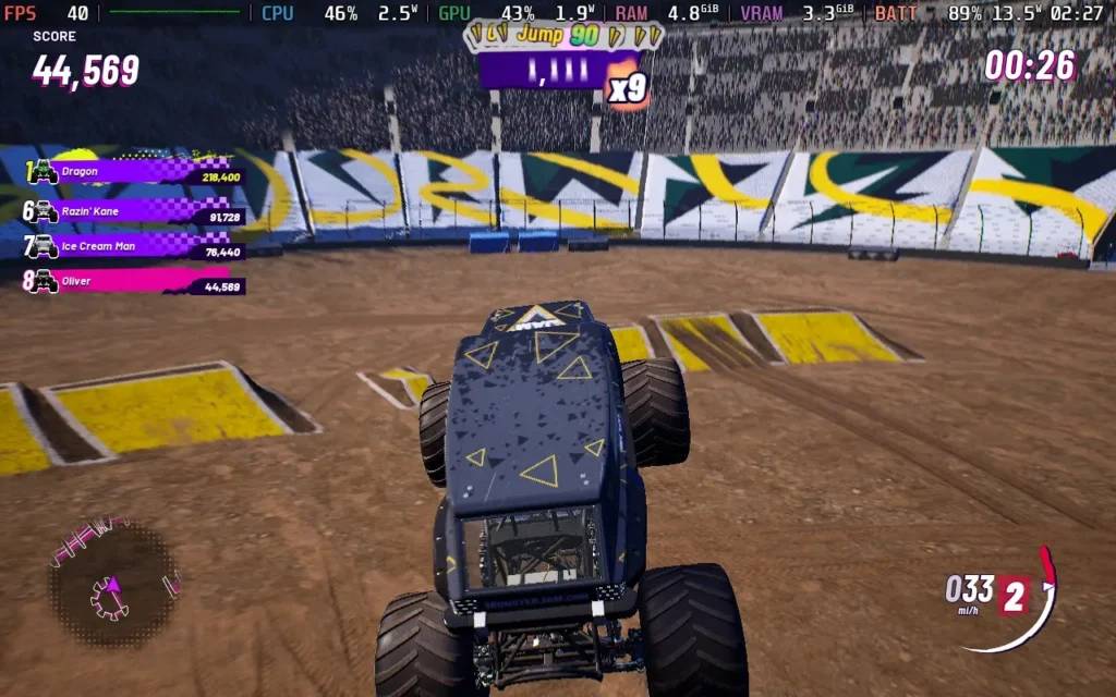 Monster Jam Showdown 10 MonsterJamShowdownFrameRate1