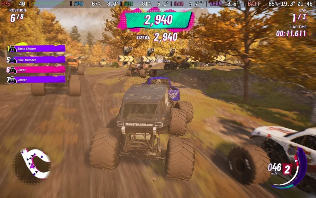 Monster Jam Showdown 11 MonsterJamShowdownFrameRate2
