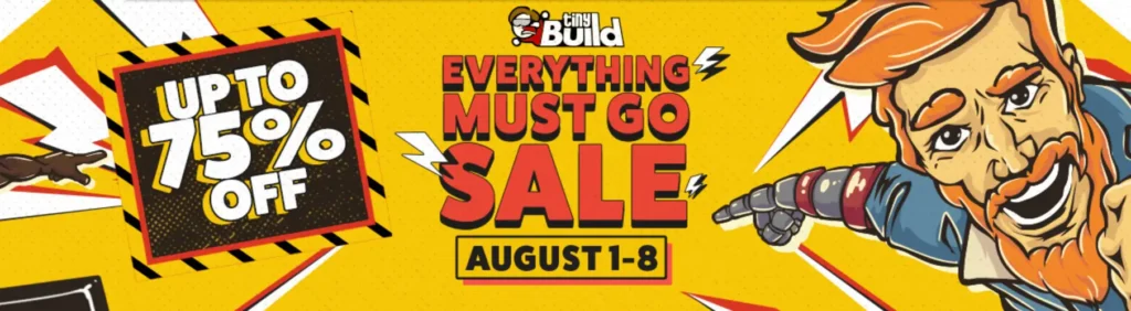 Steam Has Amazing Steam Deck Game Sales This Weekend - 8/2/24 3 Screenshot 2024 08 02 at 06 24 26 ⭐ tinyBuilds Everything Must Go Sale ⭐
