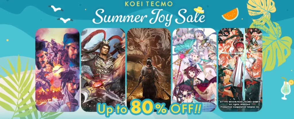 Steam Has Amazing Steam Deck Game Sales This Weekend - 8/2/24 2 Screenshot 2024 08 02 at 06 26 10 KOEI TECMO Summer Joy Sale