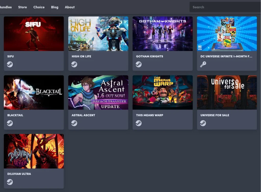 Sifu and High on Life Headline The Humble Choice August 2024 Bundle 1 Screenshot 2024 08 06 at 10 17 10 Humble Choice Membership Management Humble Bundle
