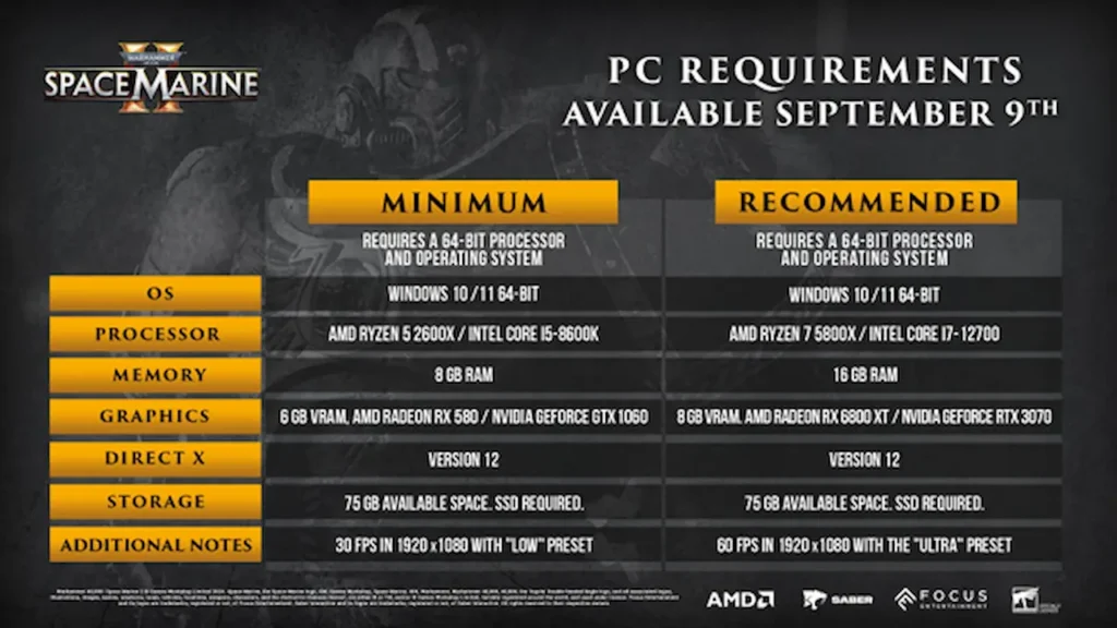 Here's an Extended Look at Warhammer 40,000: Space Marine 2 Multiplayer Gameplay 1 WarhammerSpaceMarine2SystemReqs