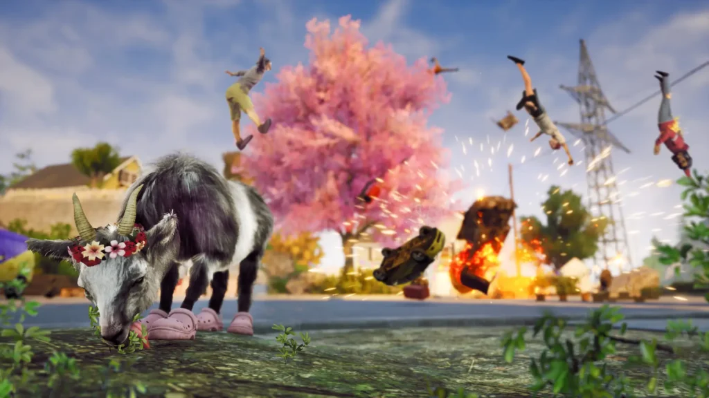 Goat Simulator 3 Gets Corrected Button Icons for Steam Deck and Split-Screen Fixes in New Update 2 GoatSimulator3Stock2