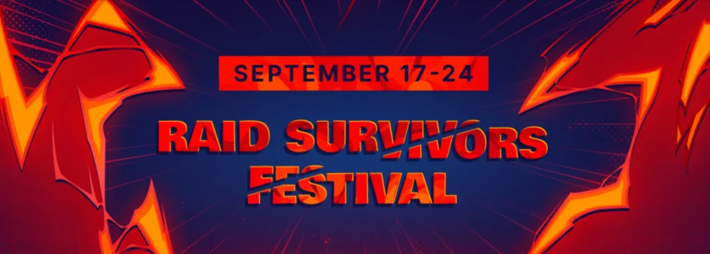 Screenshot 2024 09 20 at 08 58 40 Raid Survivors Festival is LIVE