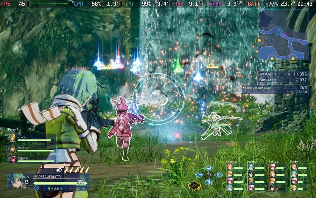 Sword Art Online Fractured Daydream Test Shows Some Promise on Steam Deck 1 SwordArtOnlineFracturedDaydreamBeta 1