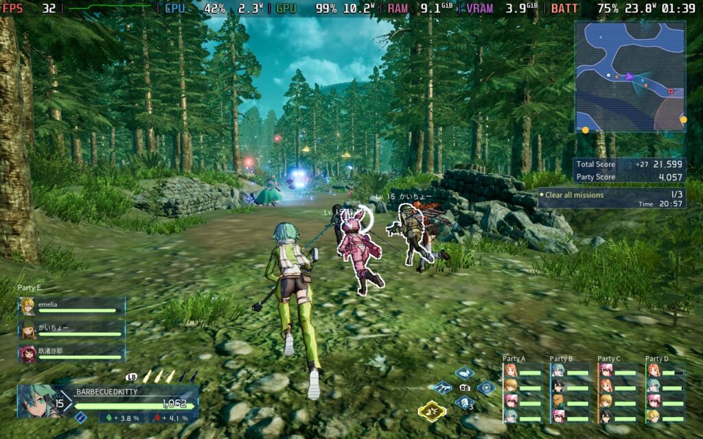 Sword Art Online Fractured Daydream Test Shows Some Promise on Steam Deck 3 SwordArtOnlineFracturedDaydreamBeta 3