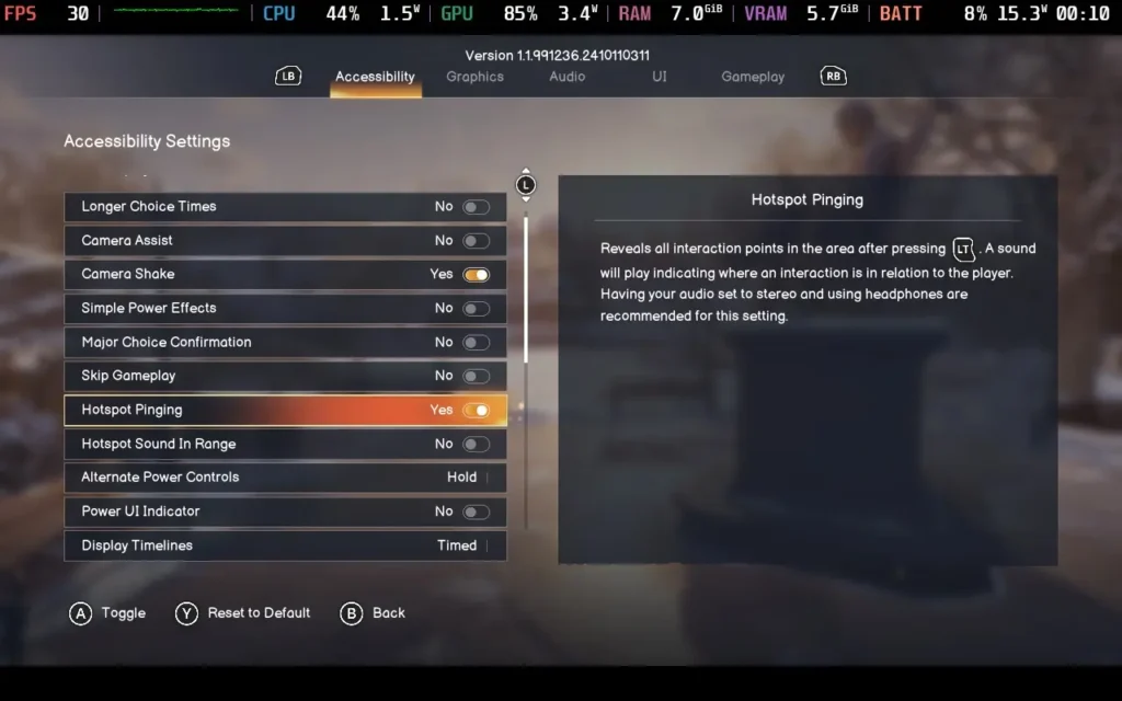 Life is Strange: Double Exposure 10 LiSDoubleExposureAccessibility