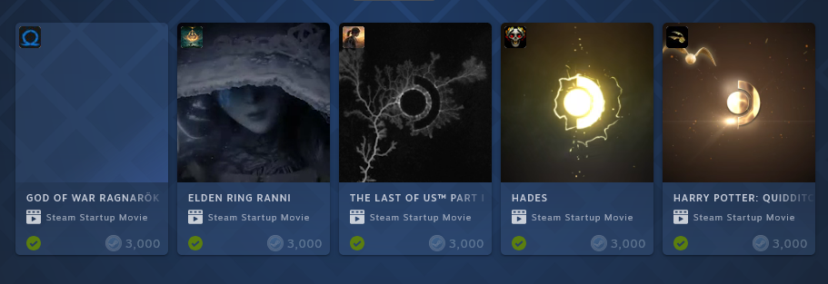 Valve Snuck In Three New Game-Themed Steam Deck Startup Movies Based on God of War And More 1 Screenshot 2024 10 06 at 06 38 32 Steam Points Shop
