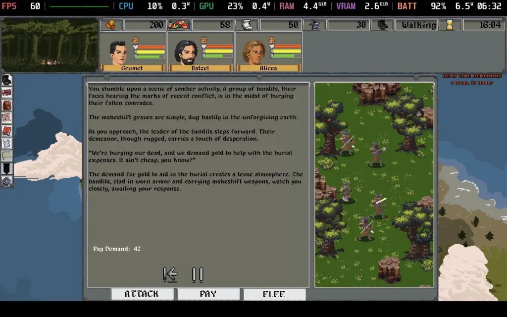 The Adventurers Demo – An Epic Hardcore Throwback RPG for Retro Game Purists 2 TheAdventurersScreen2