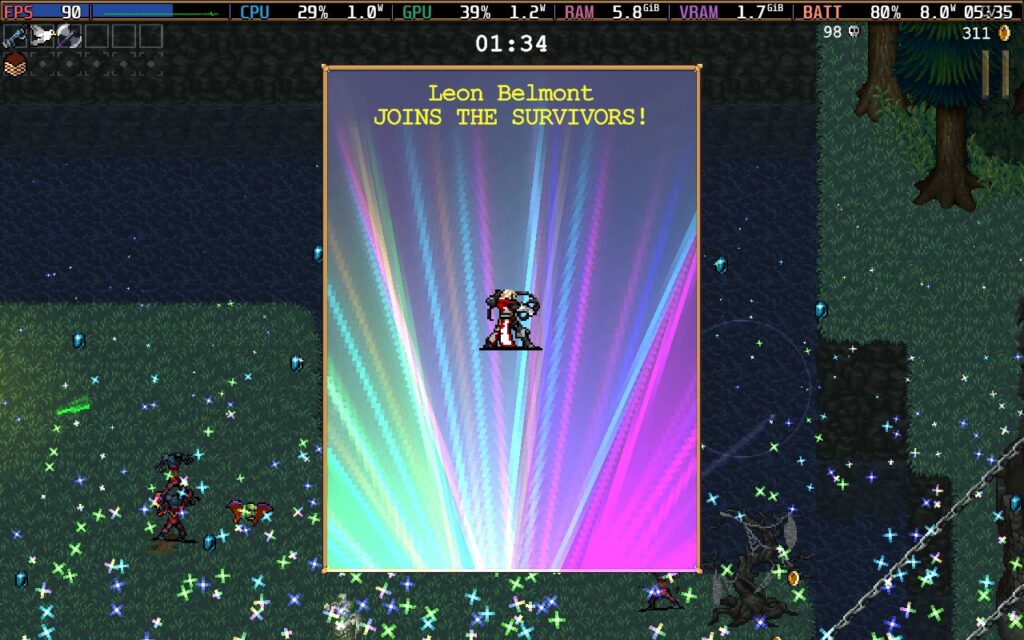 Vampire Survivors' Castlevania DLC Is An Essential Part Of The Base Game 4 VampireSurvivorsCastlevania 1