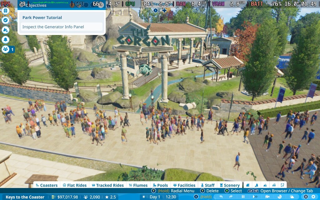 Planet Coaster 2 is Suprisingly Playable on the Steam Deck, But is an Uneven Sequel - First Impressions 1 PlanetCoaster2Ride