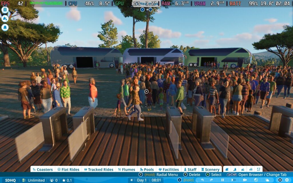 Planet Coaster 2 is Suprisingly Playable on the Steam Deck, But is an Uneven Sequel - First Impressions 2 PlanetCoasterBeginning