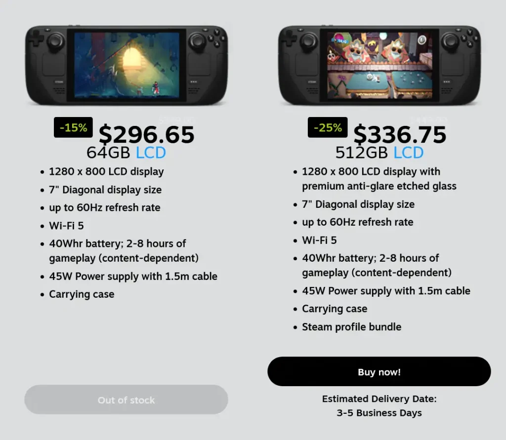The Steam Deck LCD Is On Sale For the Steam Autumn Sale 2 Screenshot 2024 11 27 at 10 06 59 Steam Deck™