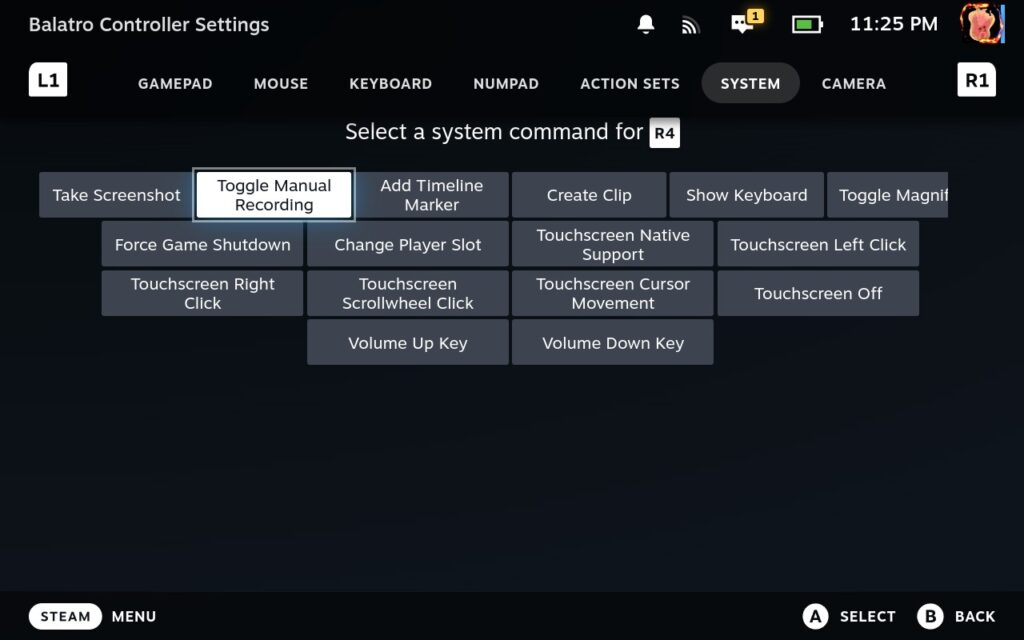 How To Use Game Recording On The Steam Deck - All Features Explained 4 SteamGameRecordingAssigningSteamInput 2