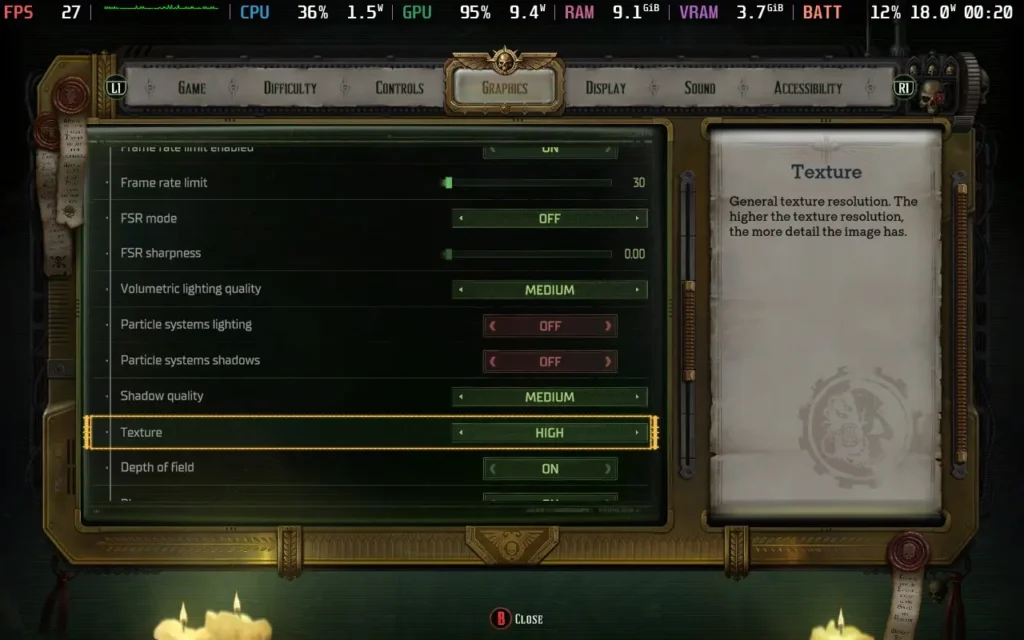 Warhammer 40,000: Rogue Trader 6 RogueTraderSettings2