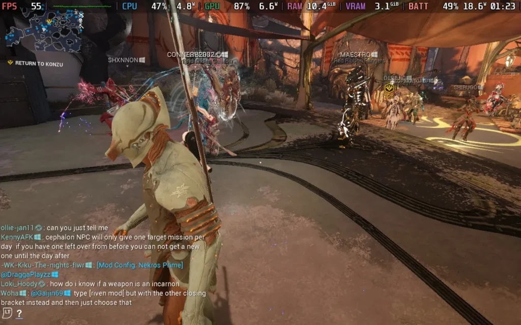 Warframe's 1999 Update is Out, So How Does the Game Perform on Steam Deck? 11 WarframePerformance2