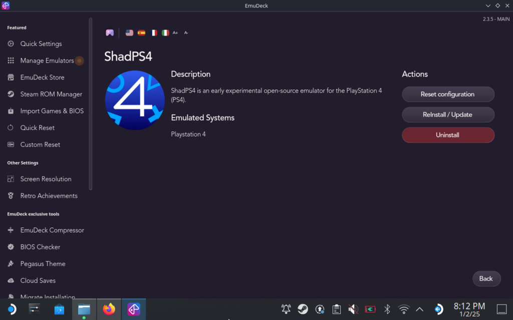 EmuDeck Officially Adds PS4 Emulation Support With ShadPS4 1 EmuDeckShadPS4 2