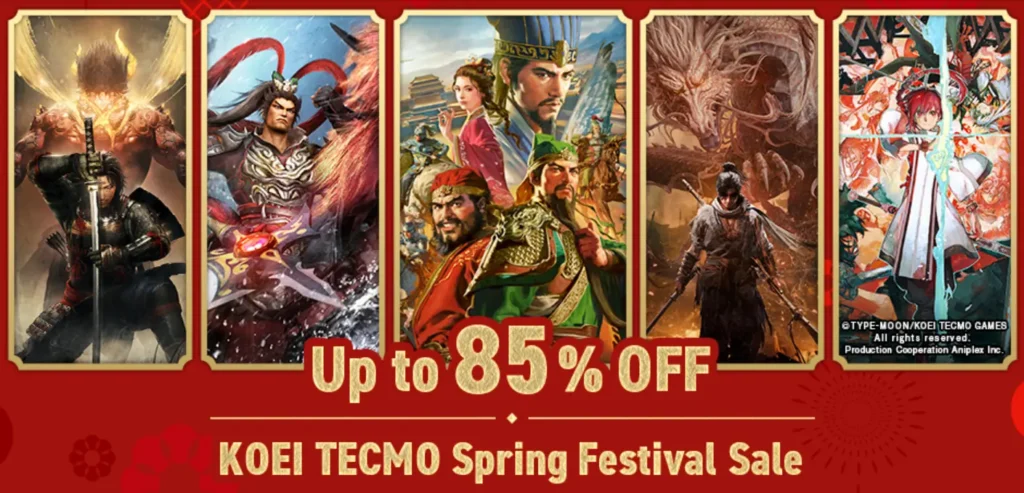 Steam 2025 Lunar New Year Sale Recommendations for Steam Deck 5 Screenshot 2025 01 29 at 06 02 06 KOEI TECMO Spring Festival Sale