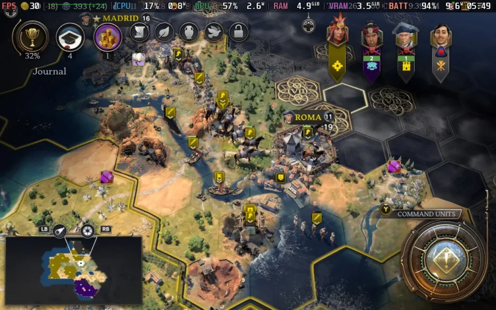 How Every Game Nominated For The Game Awards 2025 Runs On Steam Deck 41 CivilizationVIIStock5