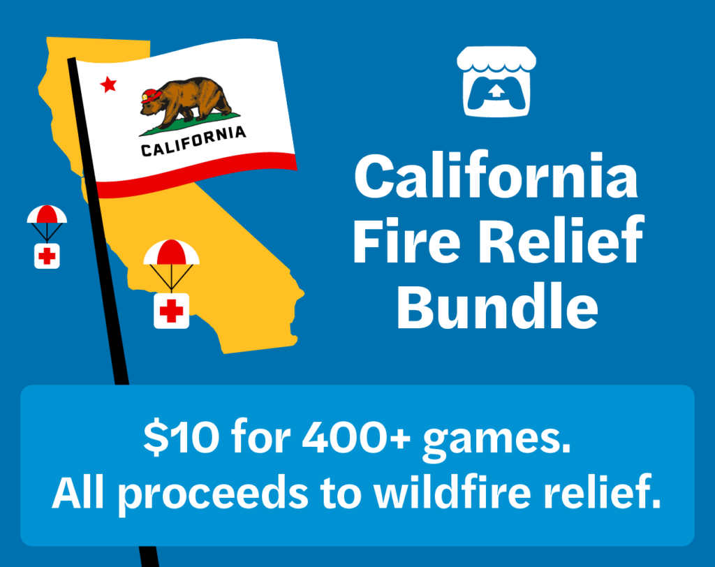 Get Over 187 Games For $10 While Supporting California Fire Relief In New Itch.io Bundle 1 itchioCaliforniaFireReliefBundle