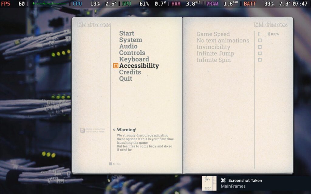 MainFrames 5 MainframesAccessibility