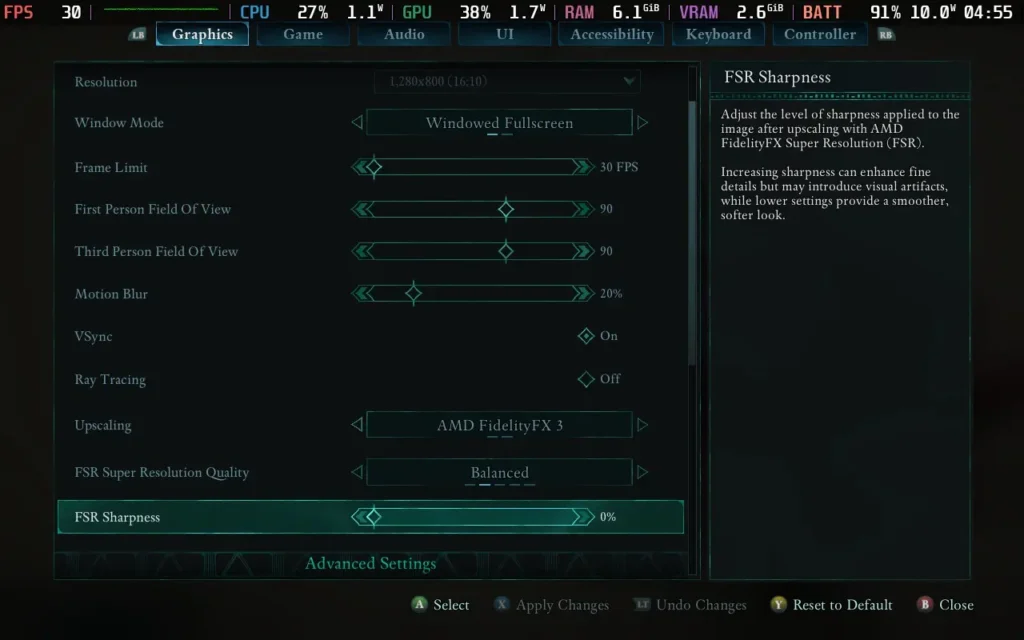 Avowed 6 AvowedSettings1