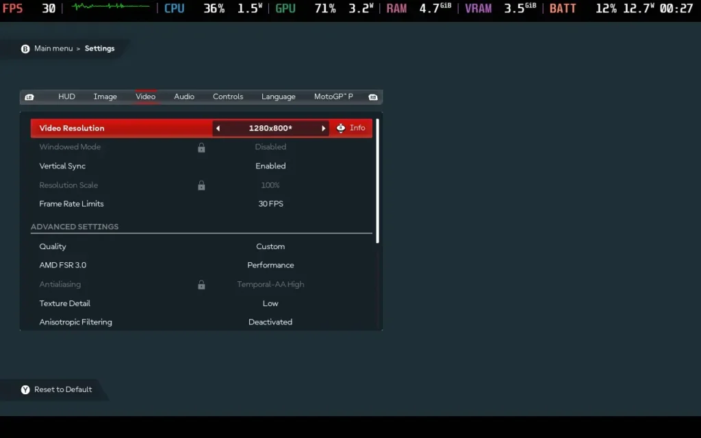 MotoGP 25 5 MotoGP25Settings1