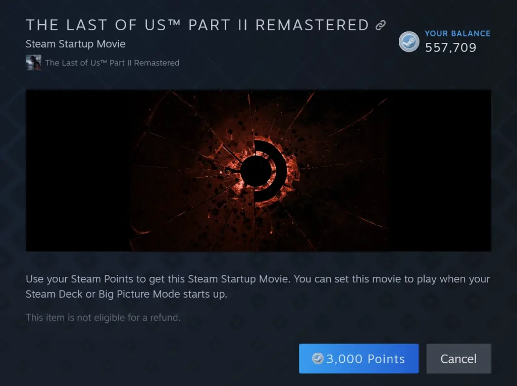 The Last of Us Part 2 Remastered Quietly Got A Steam Deck Startup Movie 1 The Last of Us Part 2 Remastered Steam Deck Startup Movie