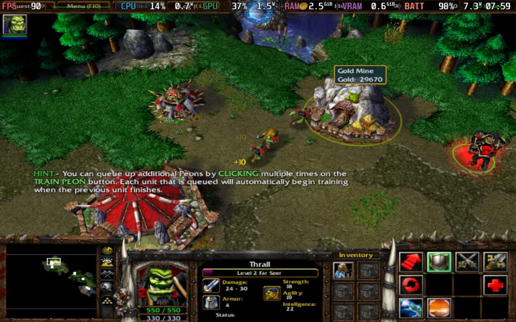 Classics On Deck #8: Warcraft 3 (2002) / Jazz Jackrabbit 2 (1998) 3 Warcraft3 1