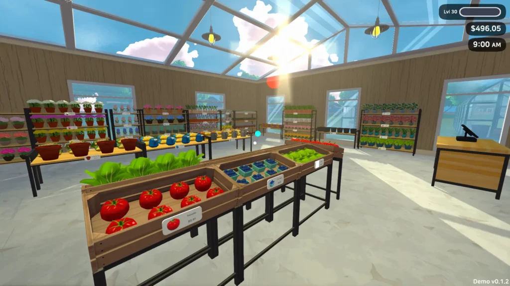 Plant Nursery Simulator Adds Partial Controller Support For Steam Deck With Newest Patch 1 Plant Nursery Simulator