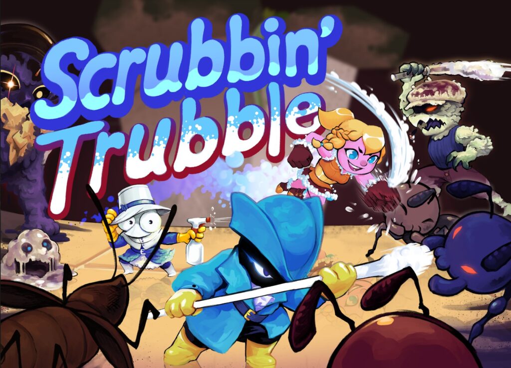 Odd Object Announce Scrubbin’ Trubble, a Co-op Turn-based Roguelike 1 Scrubbin Trubble