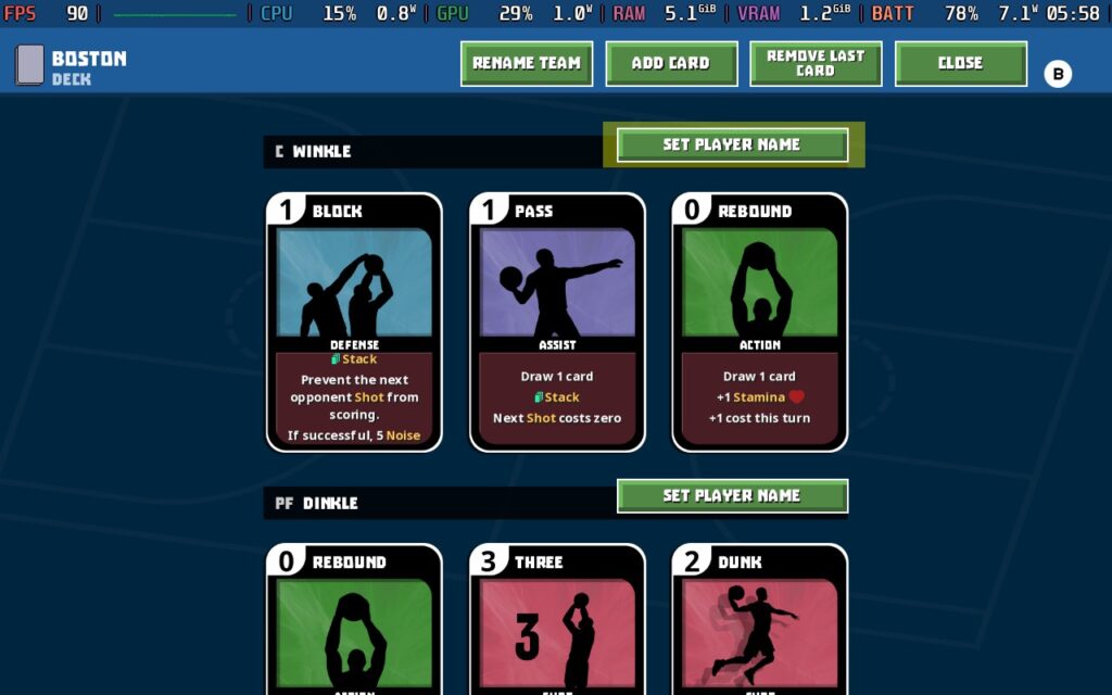 Clutchtime: Basketball Deckbuilder 4 Clutchtime 5