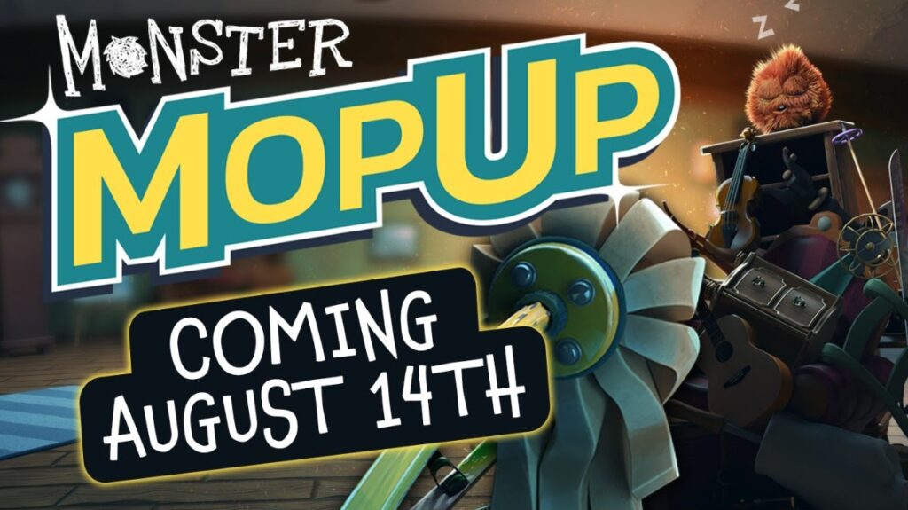 Monster Mop Up Release Date Announced For PC On August 14 1 Monster Mop Up