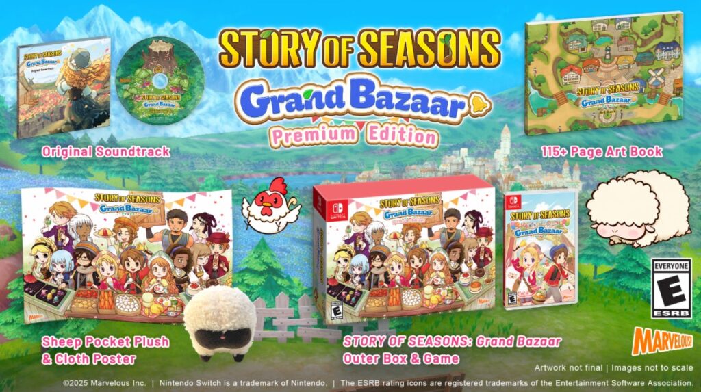 STORY OF SEASONS: Grand Bazaar Gets New Overview Trailer And Is Out August 27 2 STORY OF SEASONS Grand Bazaar Premium Edition