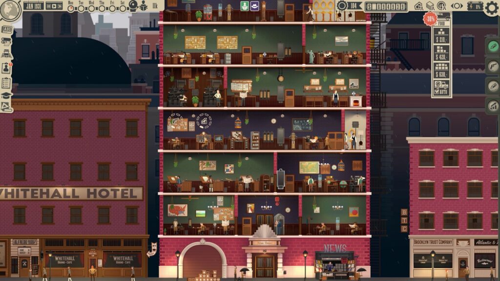 Newspaper Tycoon Sim, News Tower, Gets 1.0 Release Date Announcement, and a New Trailer 2 News Tower Gameplay