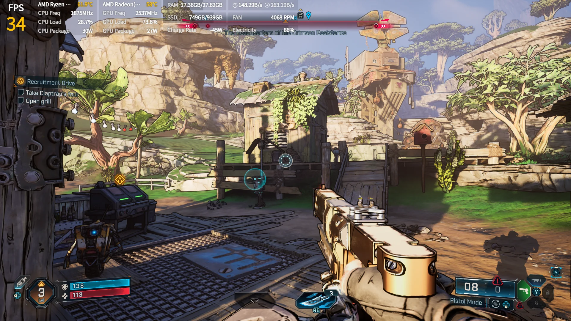 Borderlands 4 Could Be Fantastic On The ROG Xbox Ally X Thanks To AYANEO 3's Performance 1 Borderlands4AYANEO31080p 2