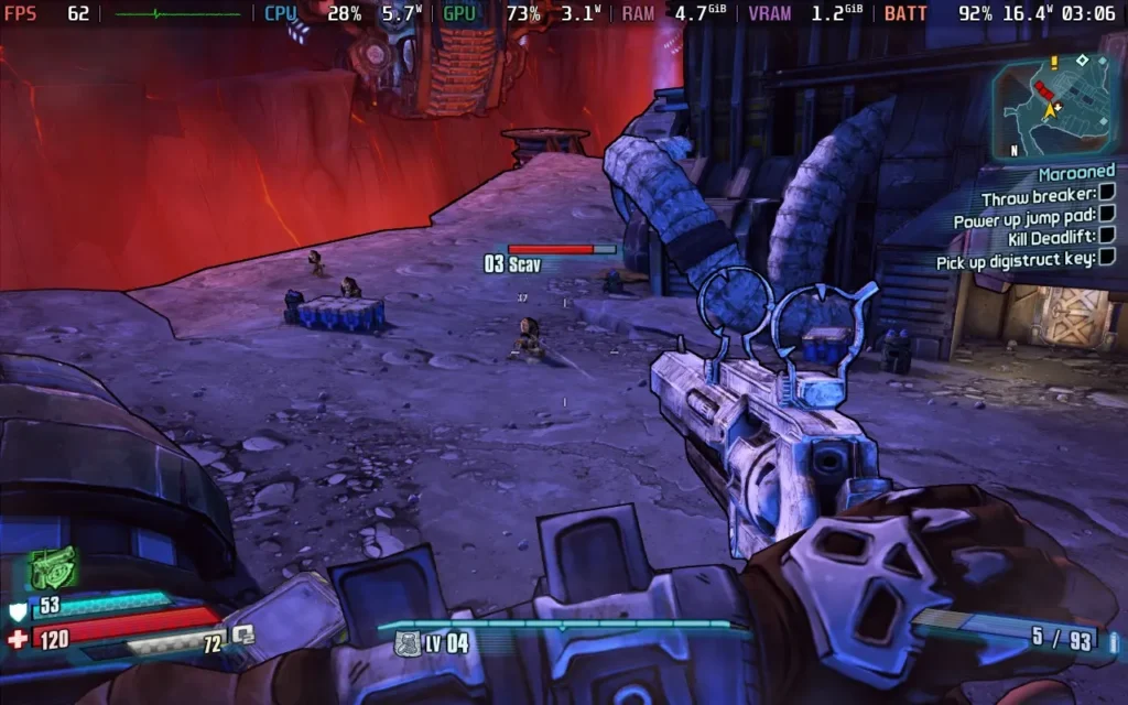 All Borderlands Games Tested On The Steam Deck 4 BorderlandsPreSequelSteamDeck