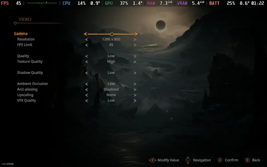 Jotunnslayer: Hordes of Hel 4 JotunnslayerSettings