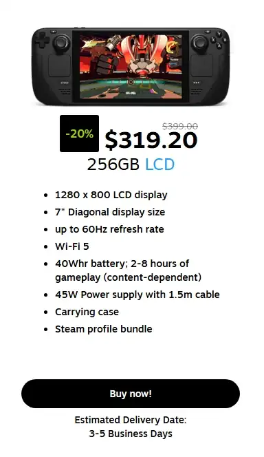 The Steam Deck LCD Gets Big Discount To Kick Off Autumn Sale A Little Early 2 Screenshot 22 9 2025 135336 store.steampowered.com