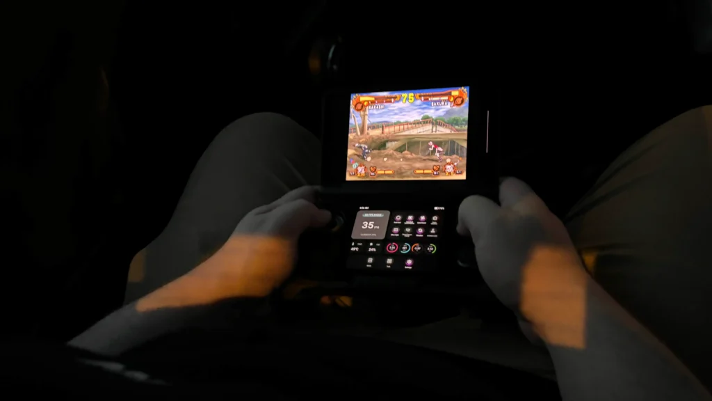 AYNThorPlayingPS2