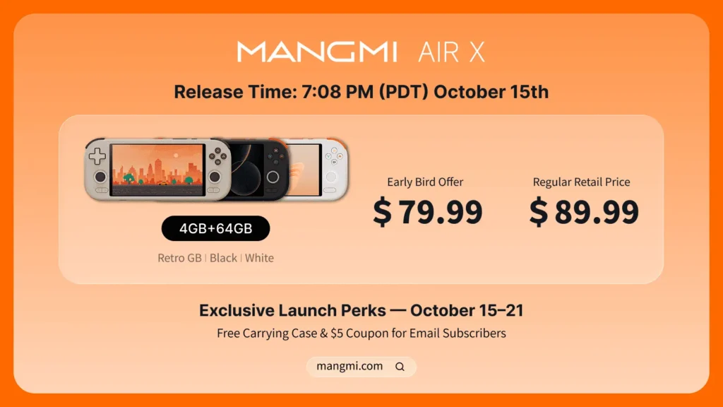 MANGMI AIR X Pricing