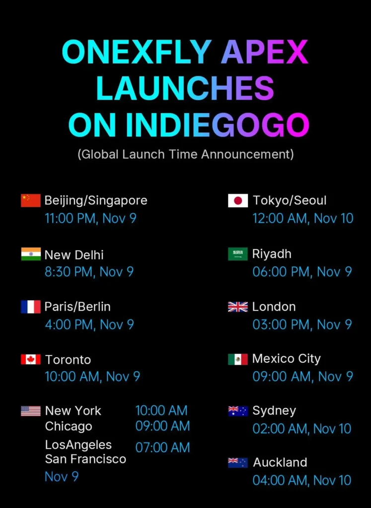 The Indiegogo Campaign for the OneXFly Apex Begins November 9th 1 image 1