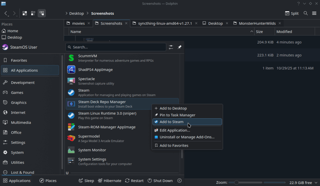 How To Set Up Custom Boot Videos On Steam Deck 4 AddSteamDeckRepoManagerToSteam