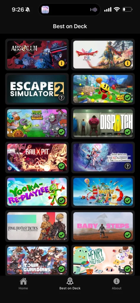 DeckSettingsBestonDeckPage