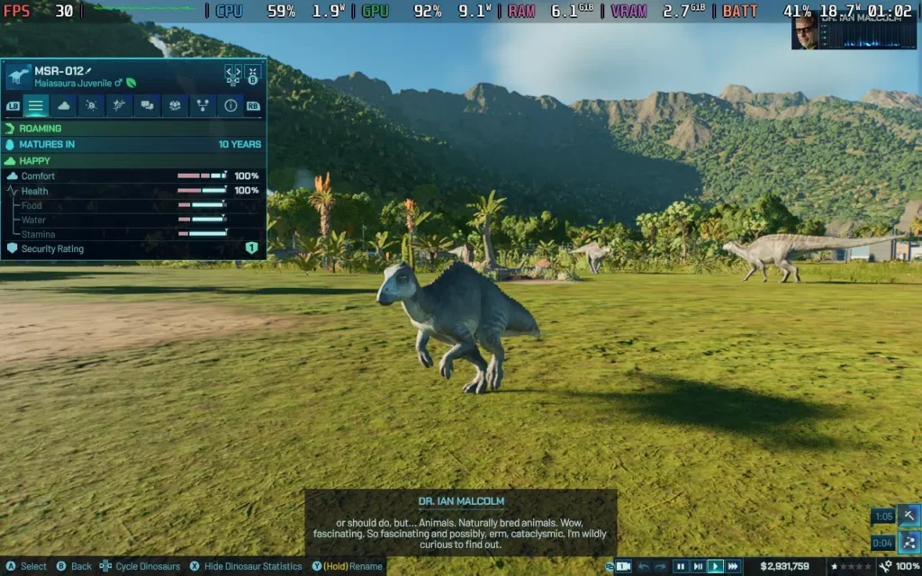 Jurassic World Evolution 3 5 JurassicWorldEvolution3SteamDeck5