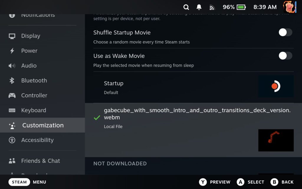 How To Set Up Custom Boot Videos On Steam Deck 3 SteamDeckCustomBootVideoCustomizationTab