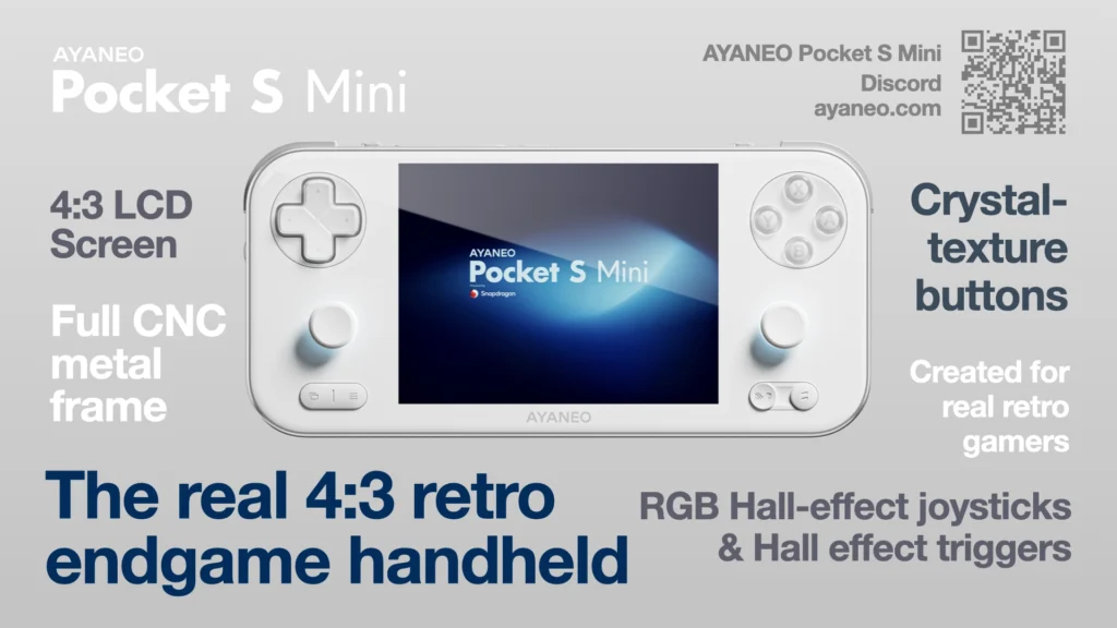 AYANEO Introduces New Pocket S Mini and KONKR Fit 2 AYANEO Pocket S Mini